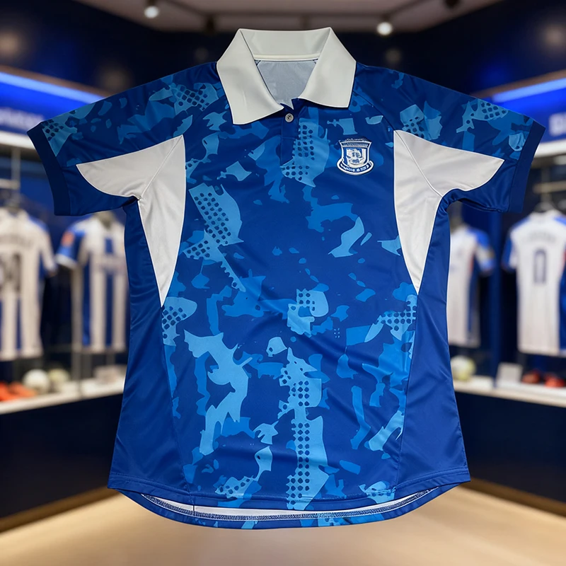 Quick-Dry-Athletic-Apparel-Mens-Retro-Football-Jersey-Inspired-Polo-Collar-Spliced-Maillot-De-Foot-Breathable-Soccer-Jersey