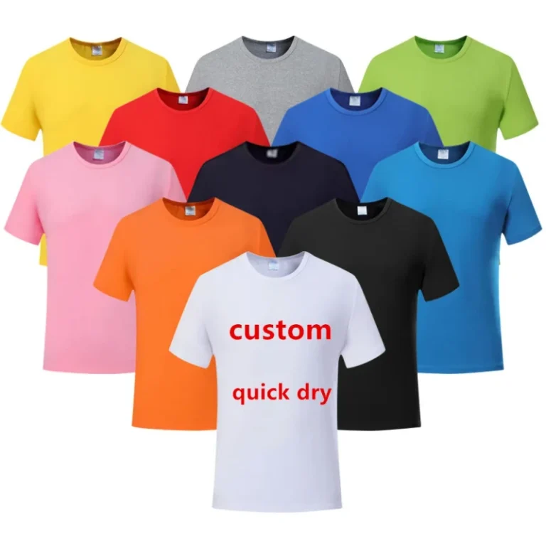 Quick-Dry-T-Shirt-Polyester-Men-Plain-Custom-Blank-T-Shirt-Printing-Tshirts-White-Sublimation-Polyester-Quick-Dry-T-shirts
