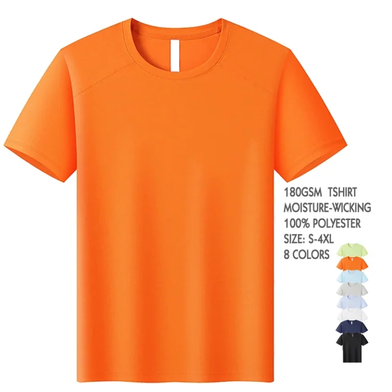 S-4XL-O-Neck-Short-Sleeve-T-Shirts-180gsm-Polyester-Breathable-and-Quick-Dry-Custom-Printed-White-Plain-Blank-Jersey-Fabric