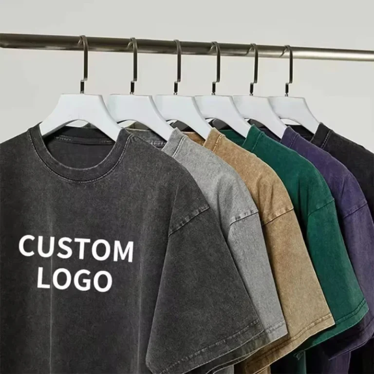 Sample-Custom-Washed-T-shirt-Heavy-T-shirt-For-Men-DTG-Black-Oversized-T-shirt-Mens-Graphic-Pickling-Retro-Custom