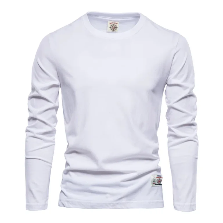 Shanghai-Factory-X-XL-2XL-Various-Color-220GSM-Cotton-Long-Sleeve-T-Shirt
