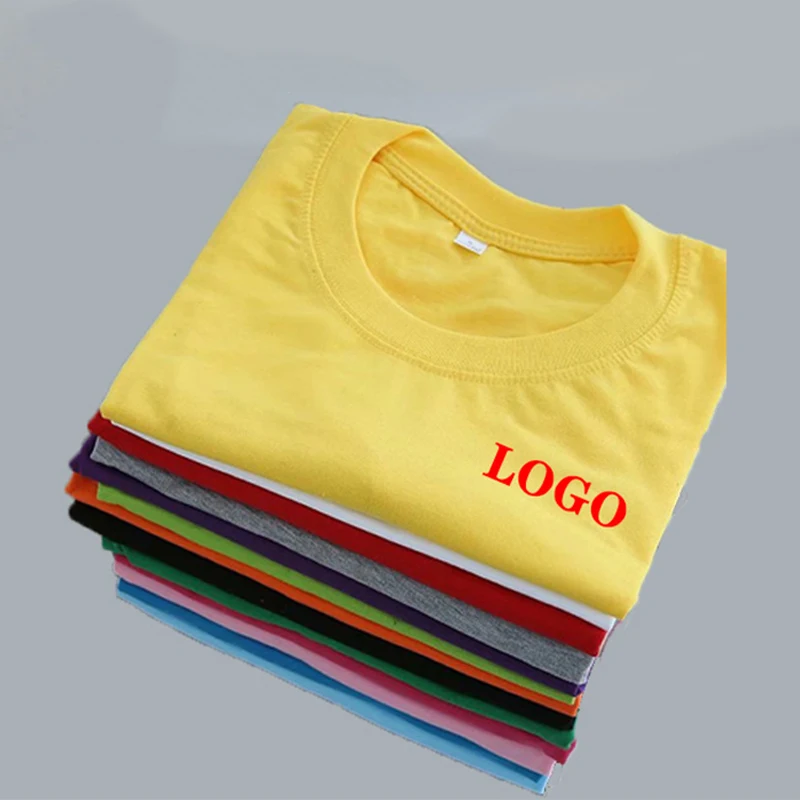 Short-Sleeve-O-Neck-Cotton-Soft-Men-Women-Loose-Large-Size-t-Shirts-logo-Custom