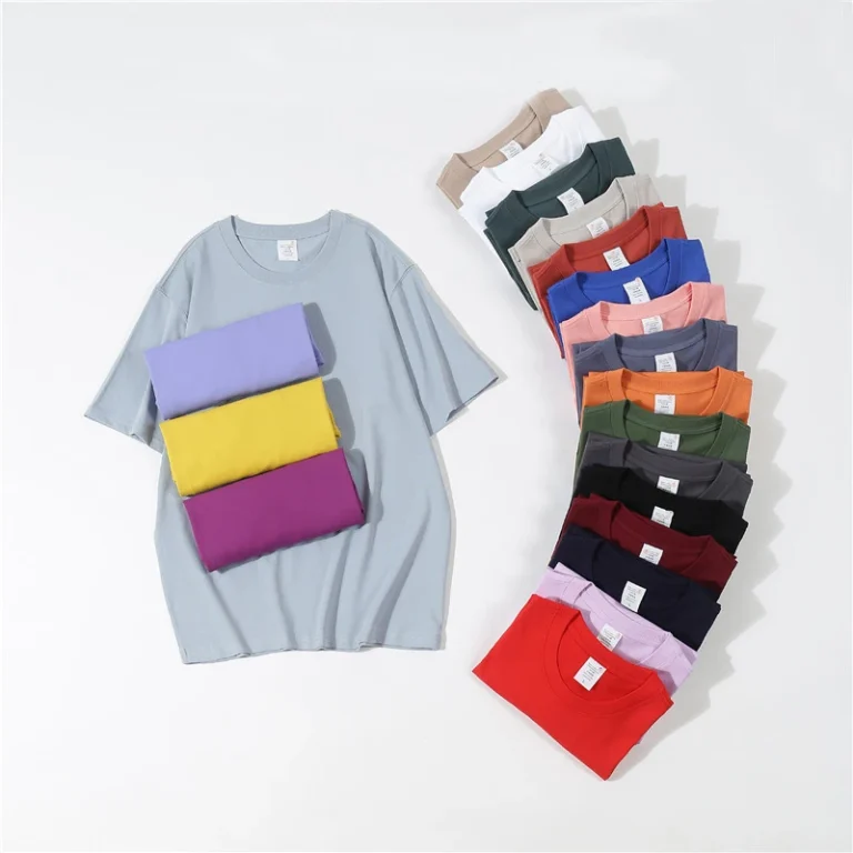 Short-Sleeved-T-shirt-Mens-Summer-Half-Sleeved-T-shirt-Round-Neck-Base-Shirt-and-Simple-Solid-Color-Loose-Top-Clothes-1