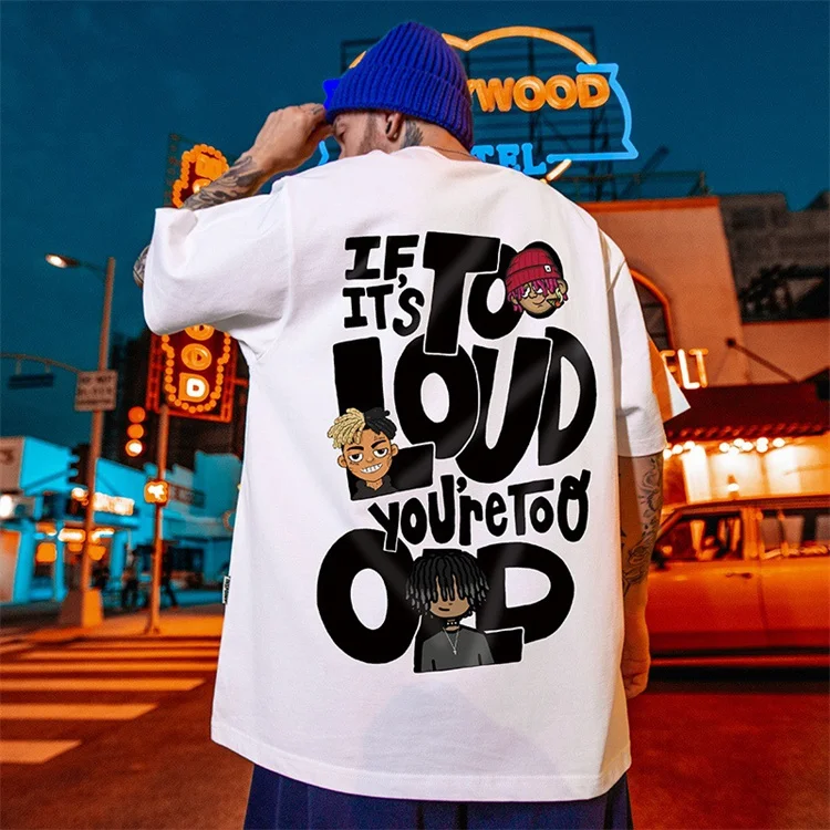 Short-Sleeved-T-shirt-Summer-Half-Sleeved-Mens-Round-Neck-Plus-Size-Casual-Versatile-Hip-hop-T-shirt