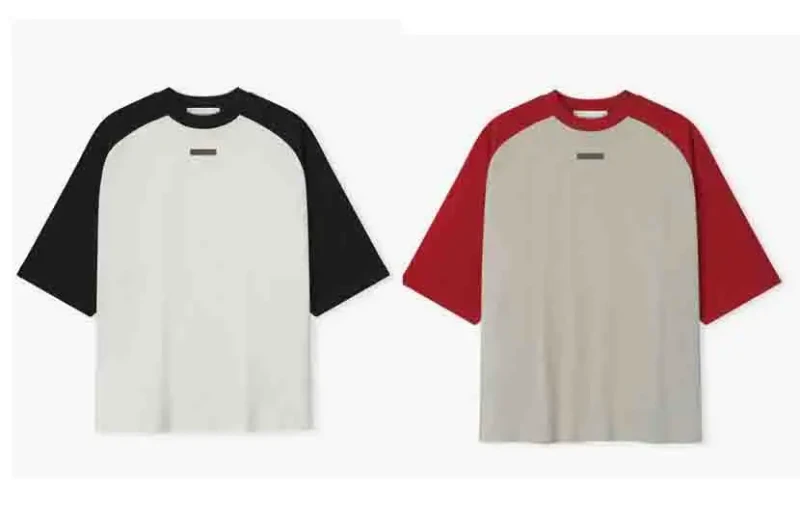 Short-sleeved-T-shirt-Mens-Round-neck-Loose-fitting-Solid-color-Base-Layer-Shirt-Plain-Fabric