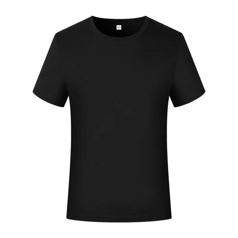 Simple-3D-Puff-Print-60-Cotton-40-Polyester-Blank-White-T-Shirt-With-No-Tags-Black-Supplier-Logo-Custom