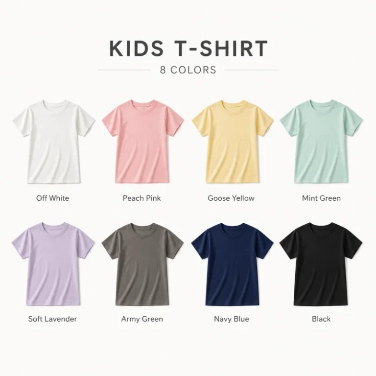 Soft-Antibacterial-Cotton-Kids-T-Shirt-Candy-Color-Summer-Crew-Neck-Tee-Boys-Girls-Daily-Wear-Breathable-Tops