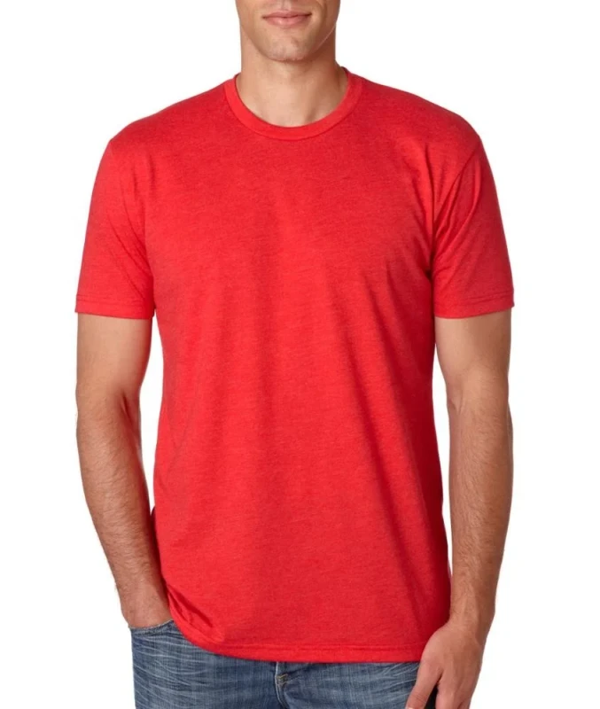 Soft-Blank-Fashion-Casual-Mens-Crew-Neck-Tee-Shirt-High-Quality-Triblend-T-Shirt