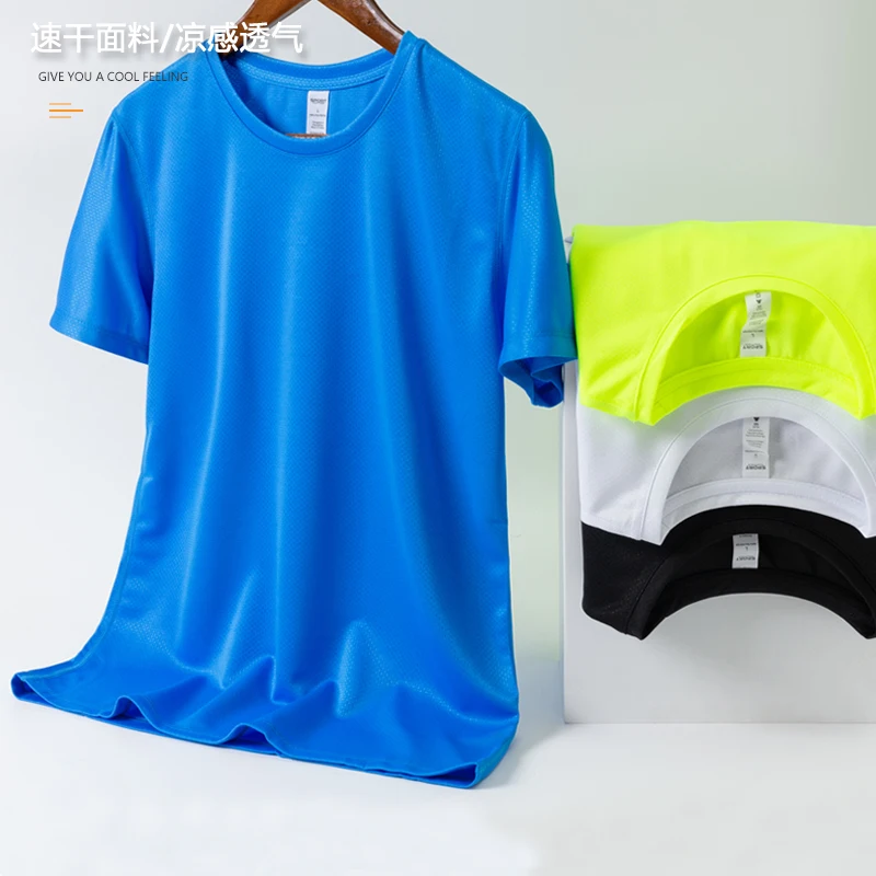 Soft-Breathable-Sport-100-Polyester-Tshirt-Custom-Sports-Gym-Quick-Dry-Tshirts-Outdoor-Running-Mesh-T-Shirt
