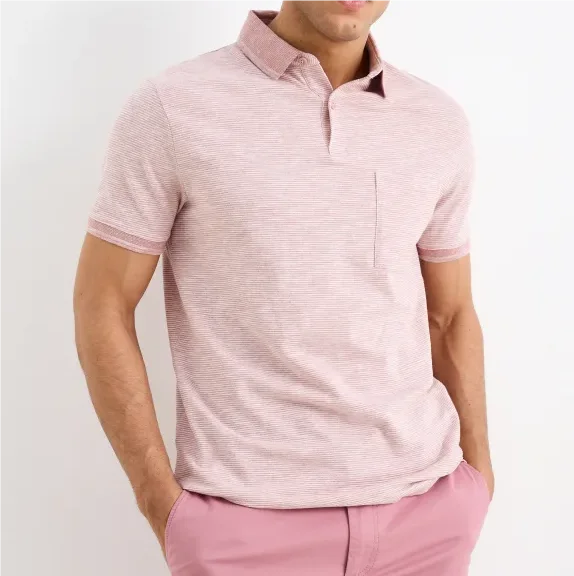 Soft-Jersey-Pique-Polo-t-Shirts-With-Breast-Pocket-Custom-Casual-Golf-Mens-Polo
