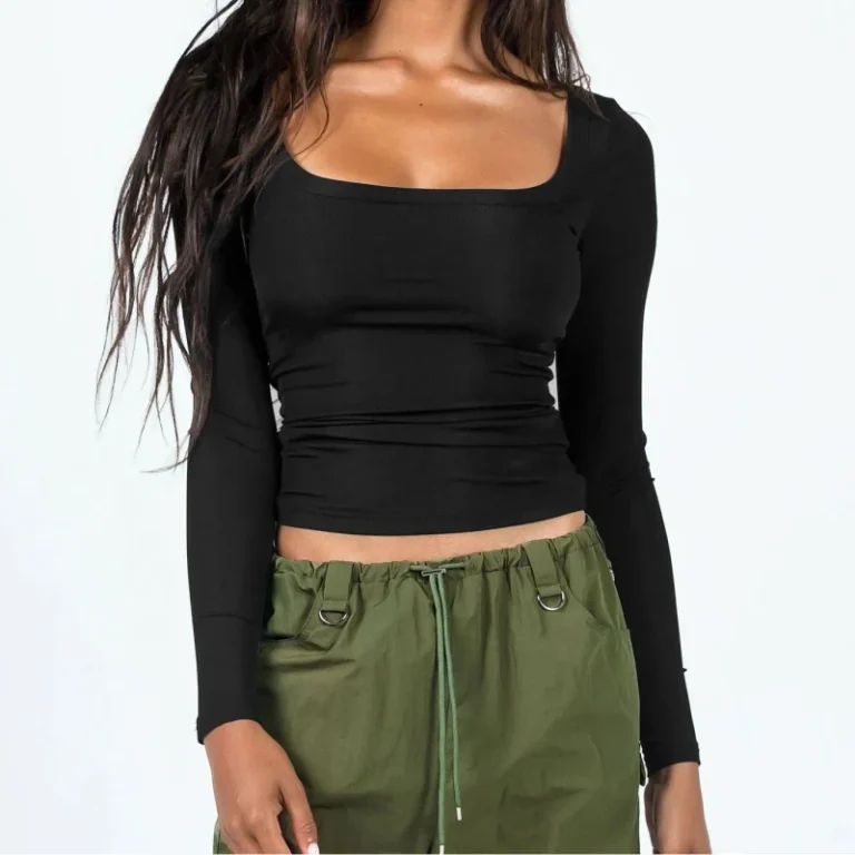 Soft-Long-Sleeve-T-Shirt-Quick-Dry-Anti-Shrink-Breathable-Womens-Top