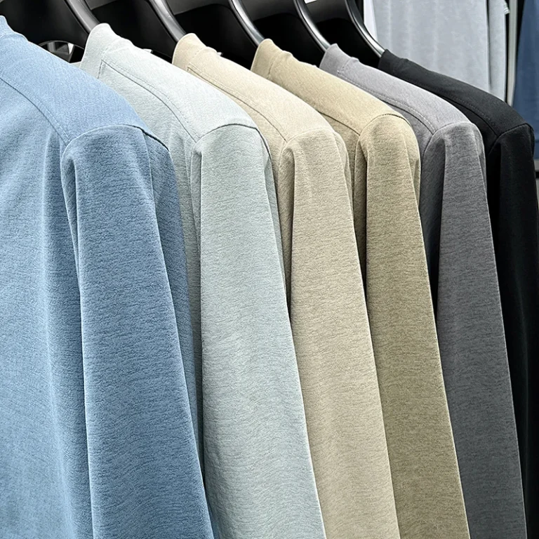 Soft-Touch-Crew-Neck-Mens-Long-Sleeve-T-shirts-Mens-Casual-Long-Sleeve-Shirt-Mens-T-shirts-Solid-Color-Daily-Leisure-Wear