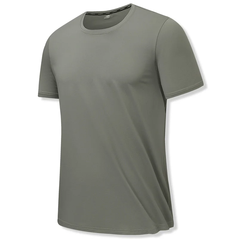 Solid-Color-Crew-Neck-Shirt-Breathable-Workout-T-Shirts-Gym-Custom-T-Shirt-for-Men