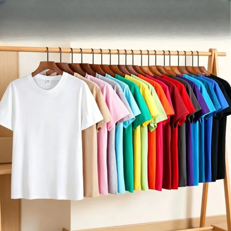 Solid-Color-Crew-Neck-Short-Sleeve-T-Shirt-Breathable-and-Comfortable-Available-in-Multiple-Colors