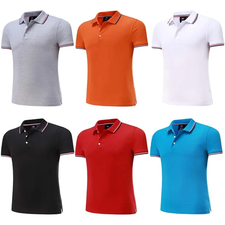 Solid-Color-T-Shirt-Plain-No-Brand-Mens-Polo-Tshirts