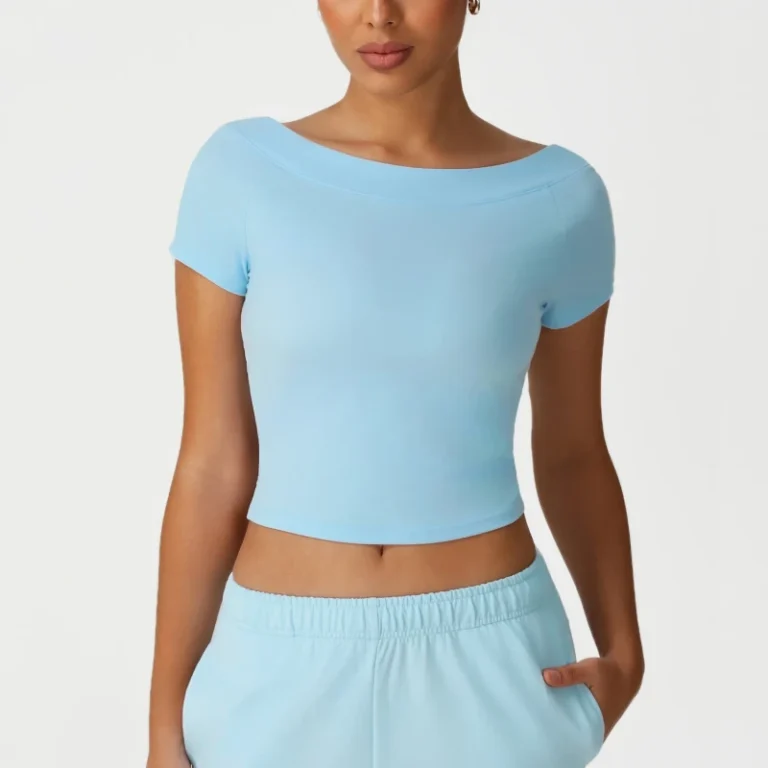 Solid-Color-T-shirt-Short-Sleeve-Womens-Fitness-Clothing-Sports-Nude-Positive-Shoulder-Running-Yoga-Wear-Tops