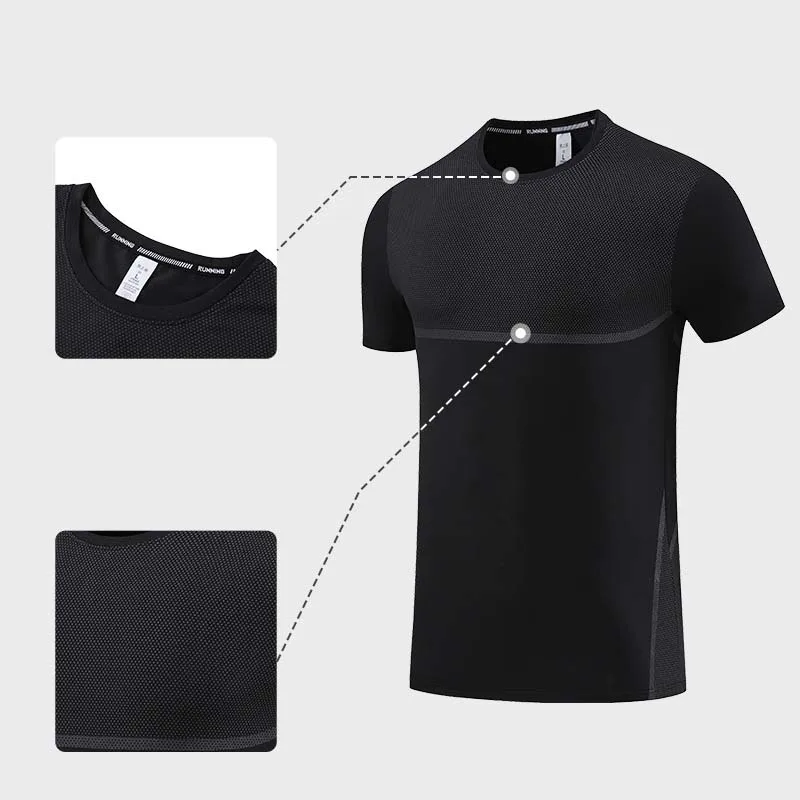 Sports-Quick-Dry-T-Shirt-Mens-Breathable-Summer-Loose-Ice-Silk-Fitness-Training-T-Shirt-Running-Mens-Oversized-Gym-T-Shirt