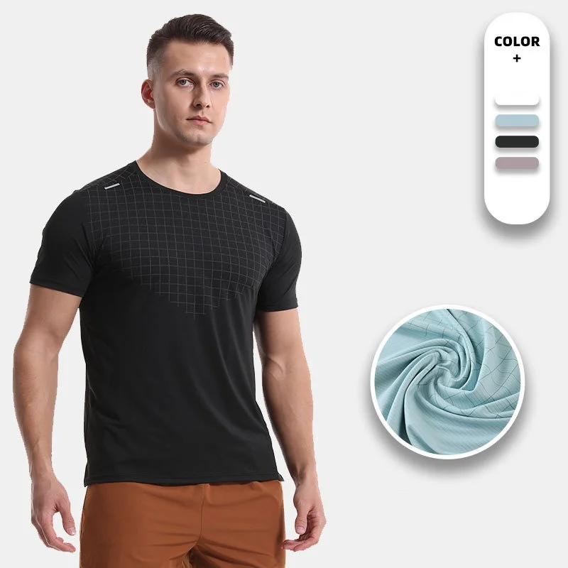 Sports-Short-sleeved-T-shirt-for-Men-Quick-drying-Suitable-for-Outdoor-Running-Basketball-Training-and-Fitness-Wear