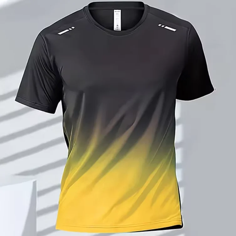 Sports-T-shirt-Quick-drying-Gradient-Short-Sleeve-Tees-Outdoor-Workout-Basketball-Training-Running-Clothes-t-Shirt-for-Men