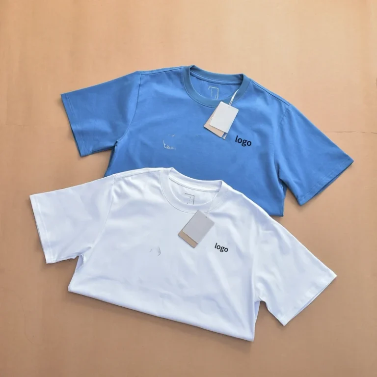 Spring-and-Summer-Short-Sleeved-Sports-T-Shirts-Sporty-Round-neck-Pullover-Versatile-and-Simple-Casual-Style