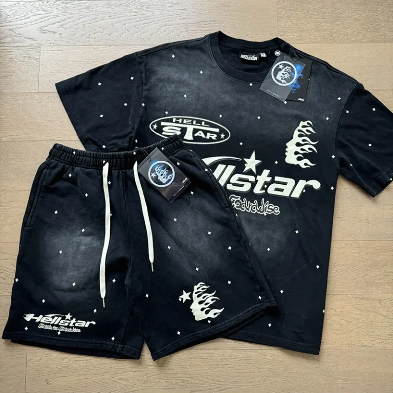 Stock-Hell-Star-T-Shirt-Set-Oversized-Hip-hop-Streetwear-Distressed-Vintage-Washed-Cotton-Tee-Short-Sleeve-Sets-Mens-T-Shirts