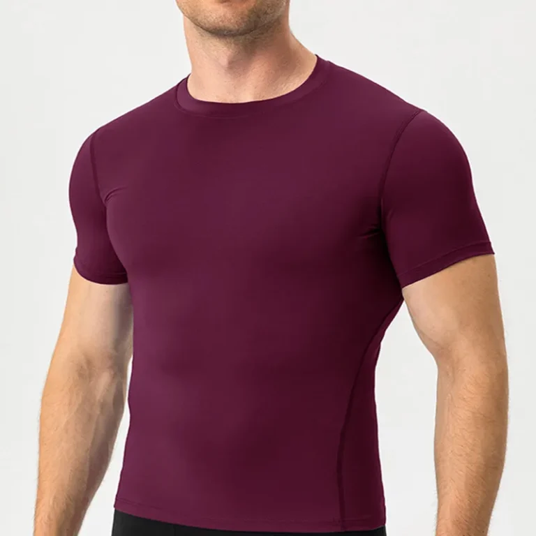 Stock-Mens-Workout-T-Shirt-Quick-Dry-Athletic-Top-for-Gym-Running-Training-Stretch-Moisture-Wicking-Sport-Tee