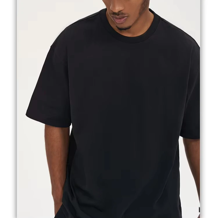Street-Wear-100-Cotton-Loose-Custom-Printed-Mens-T-Shirt-280gsm-O-Neck-Collar-Short-Sleeve-Breathable-Anti-Wrinkle-Casual