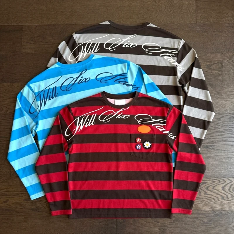 Streetwear-Custom-Silk-screen-Printing-Logo-High-Quality-Casual-Oversized-Cotton-Stripe-Long-Sleeve-T-Shirts-Tee-for-Men