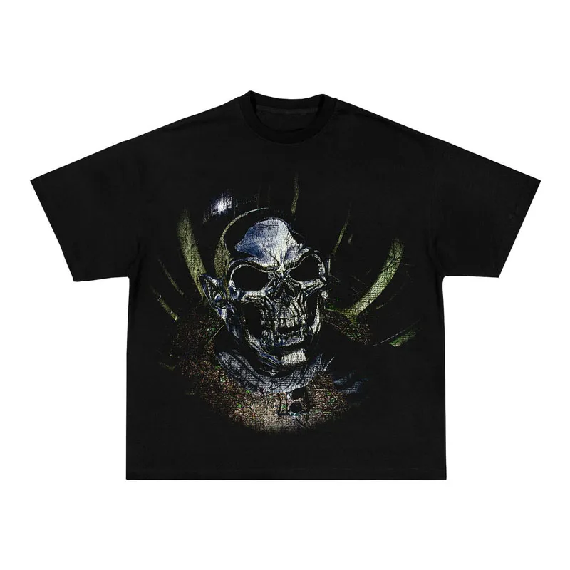 Streetwear-Premium-Crack-Printing-100-Cotton-Letter-Vintage-Style-Personalised-Oversized-Breathable-T-shirt-Custom-Designs