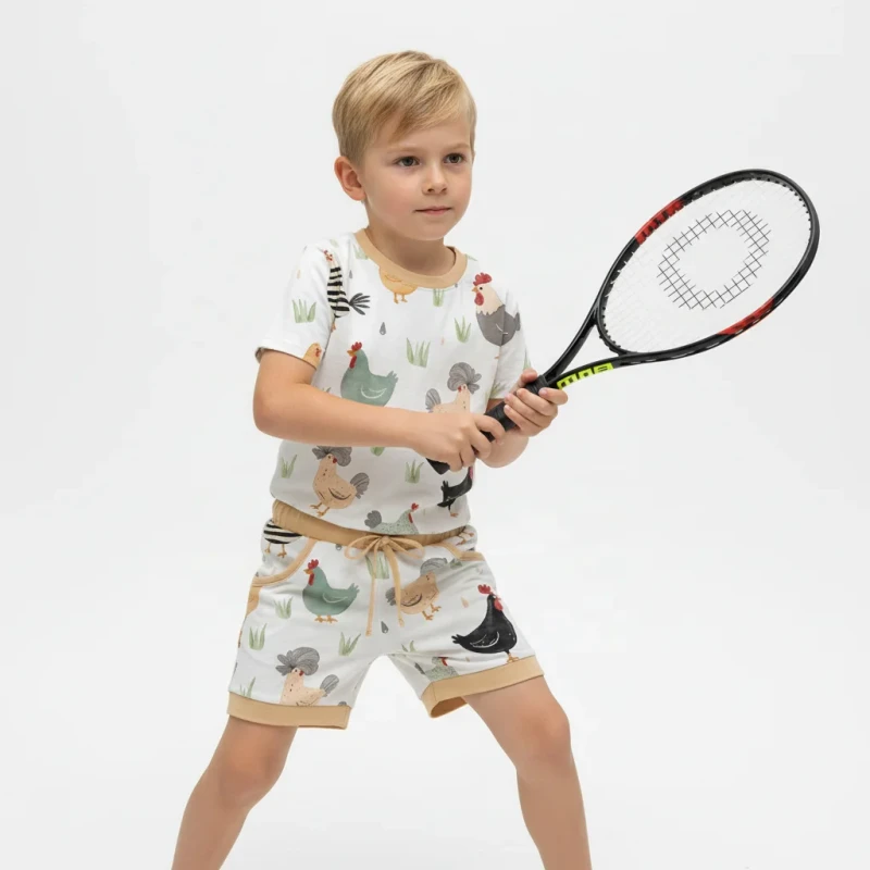 Stylish-Casual-Baby-Girl-Set-Animal-Print-Spandex-Cotton-Girls-T-Shirts-and-Shorts-for-Summer-Fashion-Clothes-Online