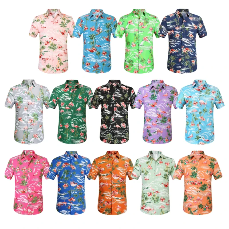 Sublimation-Hawaiian-Shirts-There-Are-Various-Patterns-to-Choose-From-Vacations-Mens-Shirts-Can-Be-Custom-with-Your-Own-Designs