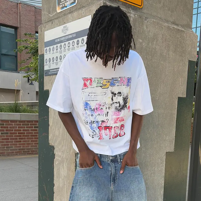 Summer-100-Cotton-Heavyweight-Tshirts-Men-Boxy-Fit-Custom-logo-Printed-Short-Sleeve-Blank-Graphic-T-shirt