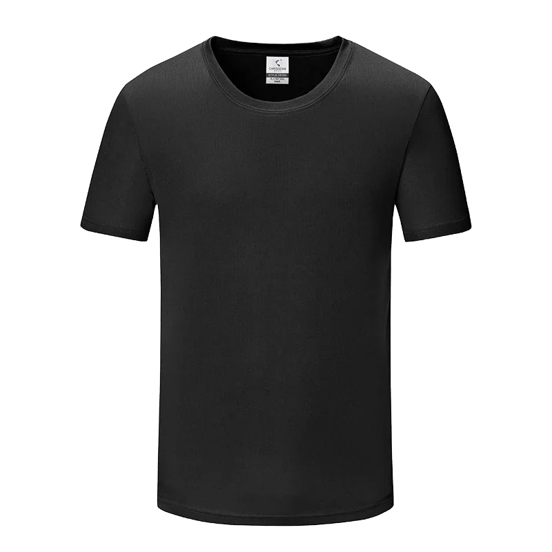 Summer-100-Polyester-Oversized-Shirt-White-Solid-Causal-O-neck-T-shirt-Male-Quick-Dry-Breathable-T-Shirt-for-Women