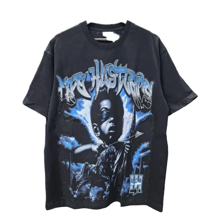 Summer-240-Grams-Cotton-Vintage-Printed-Short-Sleeve-Loose-Fit-Mens-T-shirts