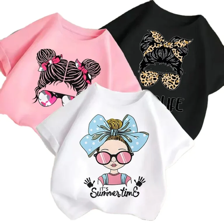 Summer-Childrens-100-Cotton-Short-Sleeve-T-Shirt-O-Neck-Soft-Knitted-Animal-Pattern-Comfortable-Shirt-for-Girls