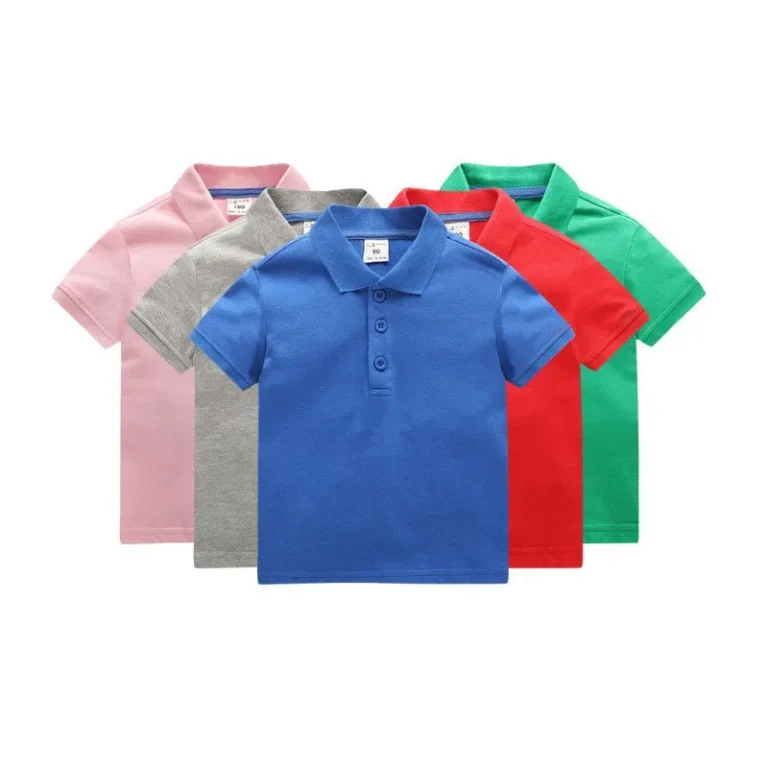 Summer-Childrens-T-shirt-Baby-Solid-Color-Shirt-Short-Sleeved-Kids-Clothes