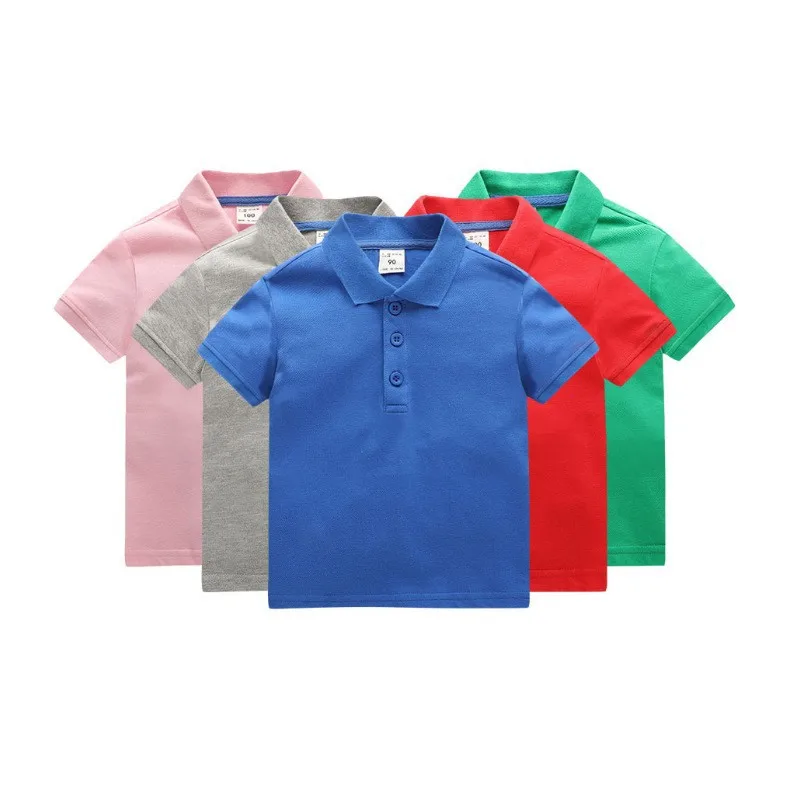Summer-Childrens-T-shirt-Baby-Solid-Color-Shirt-Short-Sleeved-Kids-Clothes