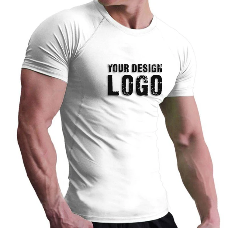 Summer-Drop-Shoulder-Slim-Fit-Cotton-Solid-Color-Mens-T-Shirt-High-Quality-Gym-Sport-Breathable-Bodybuilding-Mens-T-Shirts