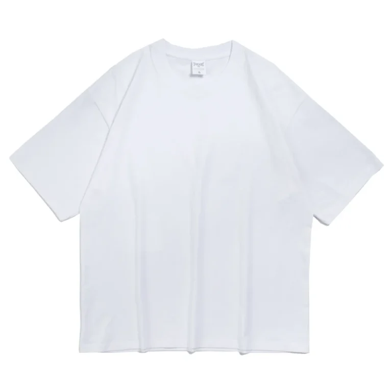 Summer-Heavyweight-240g-Pure-Cotton-Plus-Size-Drop-Shoulder-Crew-Neck-Short-Sleeve-Solid-Color-T-Shirt-Men-Trendy