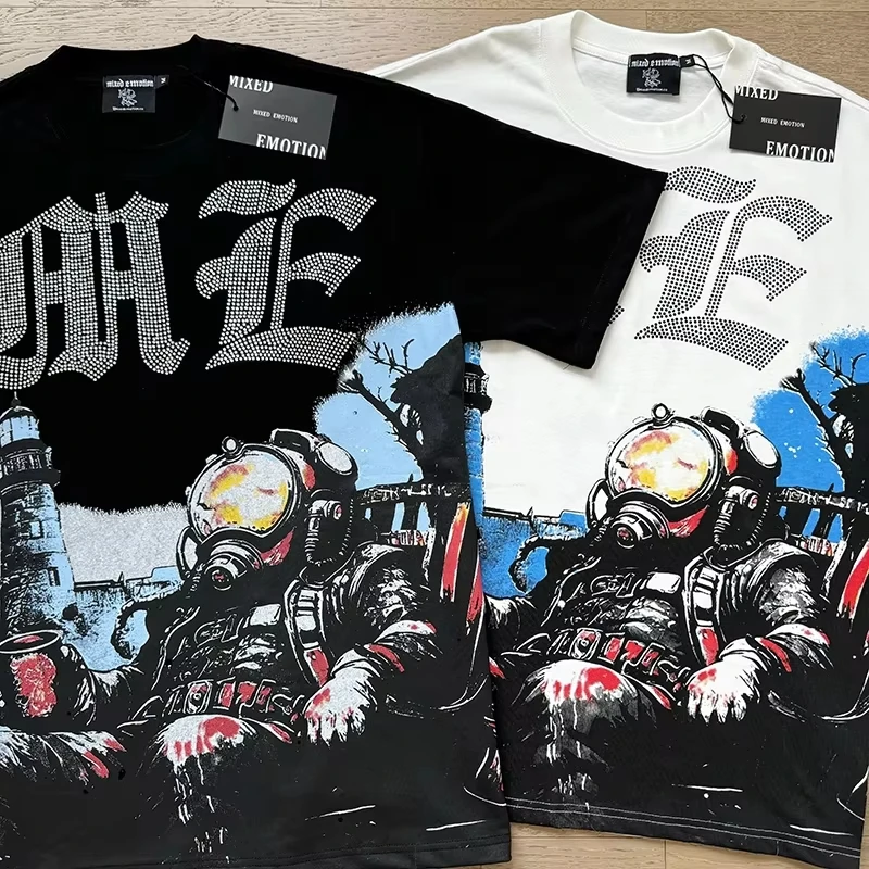 Summer-High-Quality-T-Shirts-Men-100-Cotton-Fashion-Printing-Graphic-Short-Sleeve-MIXED-EMOTION-T-Shirt-For