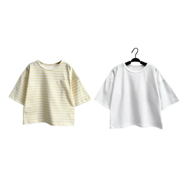 Summer-Kids-Oversized-Striped-Cotton-T-Shirt-Soft-Breathable-Casual-Loose-Fit-Tee-Comfortable-Daily-Wear