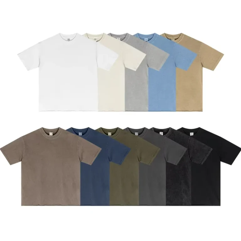 Summer-Mens-Basic-Style-Cotton-T-shirt-275GSM-Cotton-T-shirt-Suitable-for-Both-Men-and-Women-Oversize-Breathable-T-Shirt