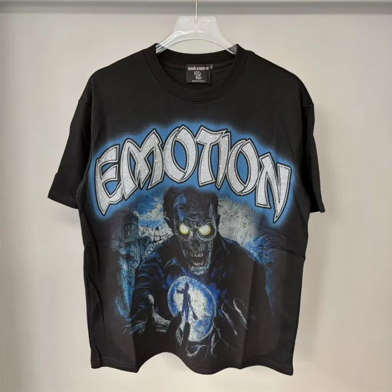 Summer-Mens-Pure-Cotton-Hip-Hop-Street-Oversized-Breathable-Large-Print-Short-Sleeved-T-Shirt-MIXED-EMOTION
