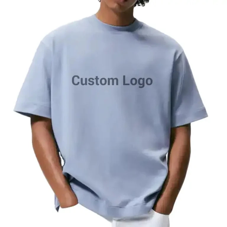 Summer-Mens-T-Shirt-Custom-Logo-Design-Blank-Short-Sleeve-Retro-Street-Wear-Heavyweight-Shoulder-Oversized-T-Shirt