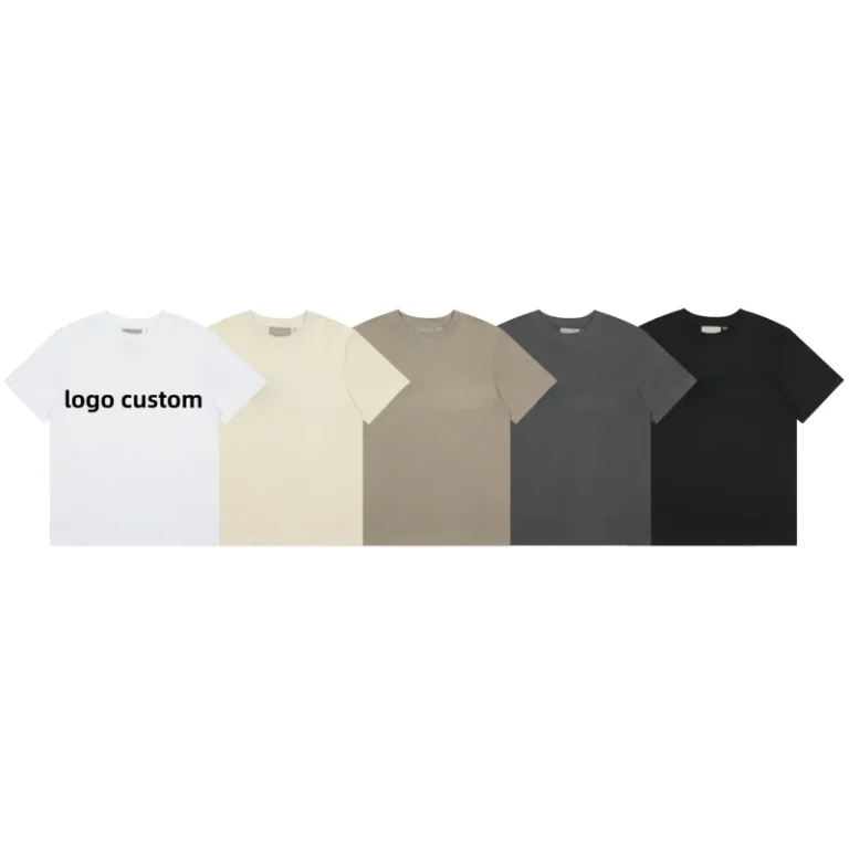 Summer-Premium-Cotton-Short-Sleeve-T-Shirt-with-Pattern-Letter-230g-Moisture-Wicking-Loose-Fitting-for-Men-Women