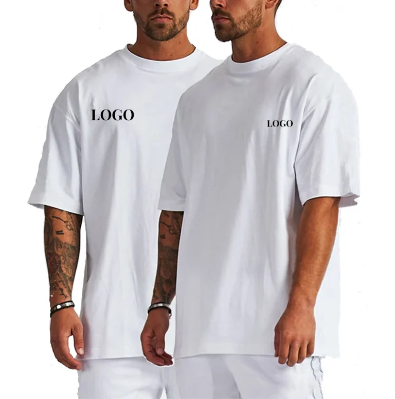 Summer-Professional-Tees-Customization-Blank-T-shirt-Oversized-XS-4XL-White-Organic-Cotton-Mens-t-shirt
