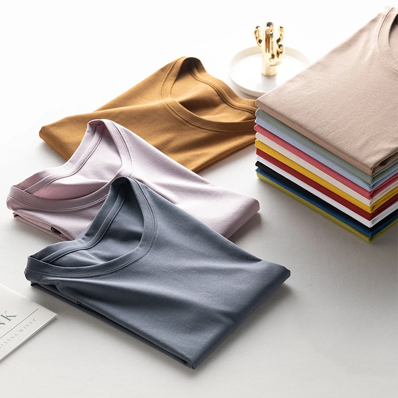 Summer-Real-Silk-Cotton-Plus-Size-T-Shirts-Women-Mulberry-Silk-Womens-T-Shirts