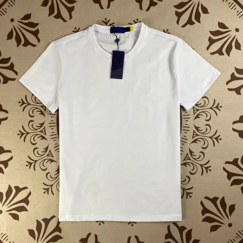 Summer-Short-Sleeve-T-Shirt-for-Men-Women-Solid-Color-Custom-Embroidered-Logo-Cotton-Tshirt-for-Men