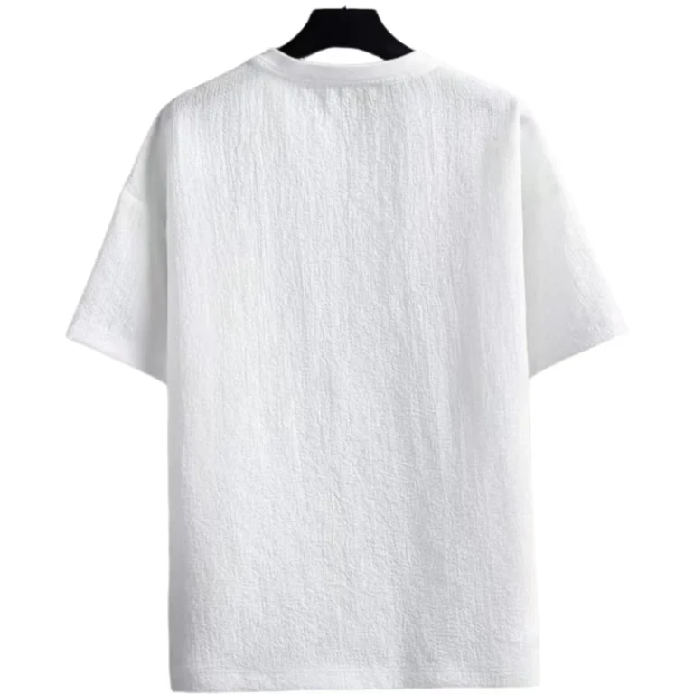 Summer-Short-Sleeved-Mens-Solid-Color-Breathable-Quick-Drying-Loose-Base-Shirt-Sports-Casual-Short-Sleeved-T-shirt