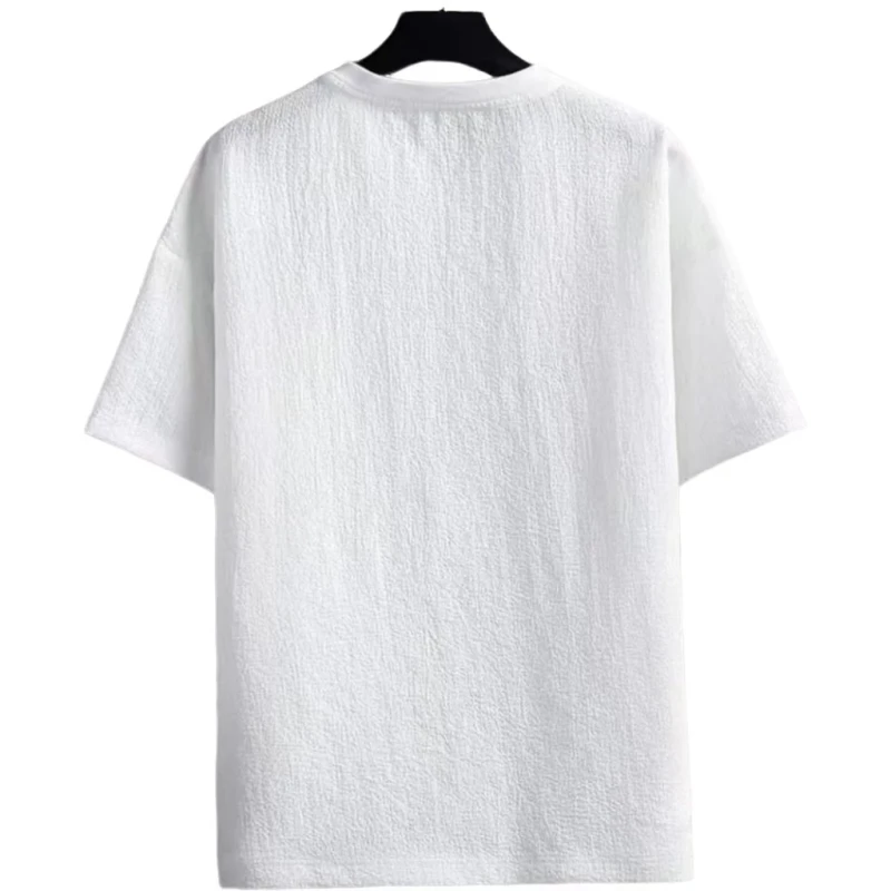 Summer-Short-Sleeved-Mens-Solid-Color-Breathable-Quick-Drying-Loose-Base-Shirt-Sports-Casual-Short-Sleeved-T-shirt